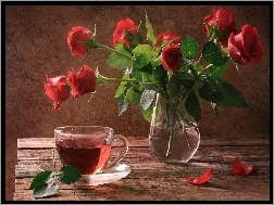 Herbata, Bukiet, Róż